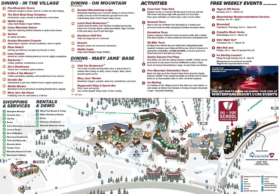 Winter Park Village Map